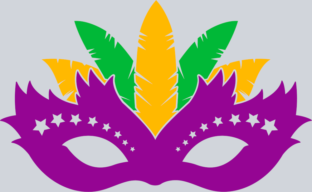 Mardi Gras Mask - STK04080 (DTF Transfers)