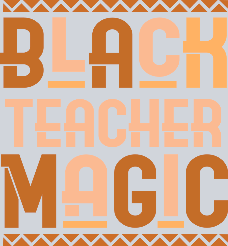 Black Teacher Magic 4 - STK00943 (DTF Transfers)