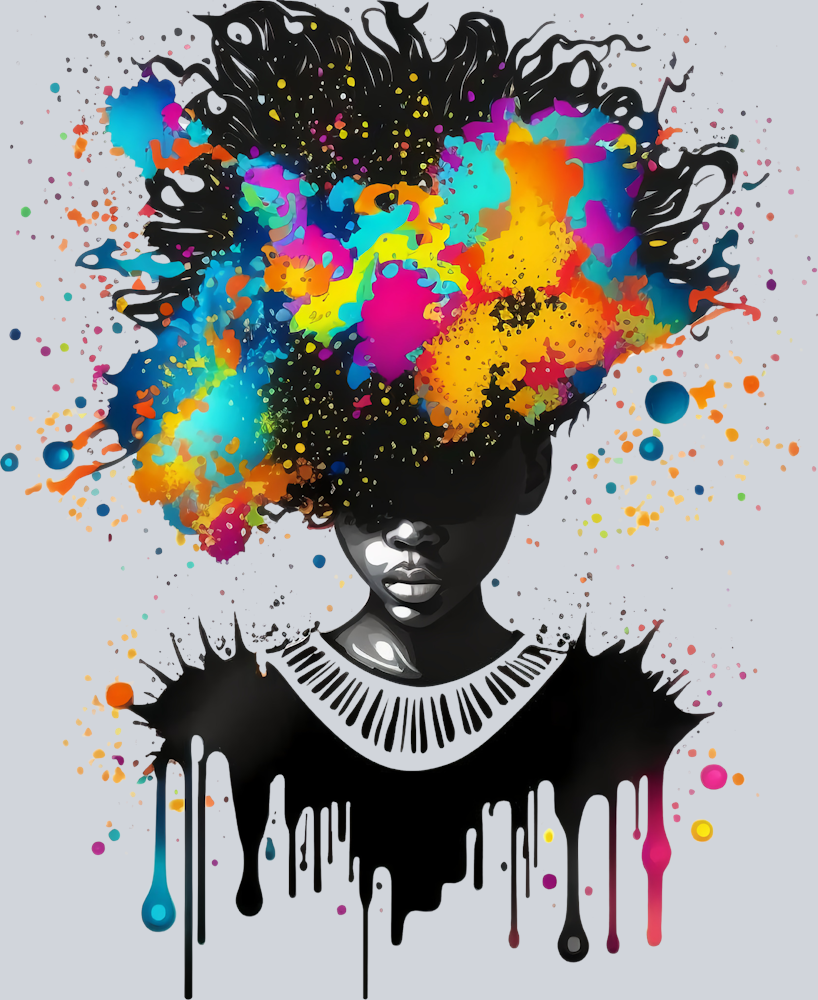 Black Woman Choices Ahead - STK00970 (DTF Transfers)