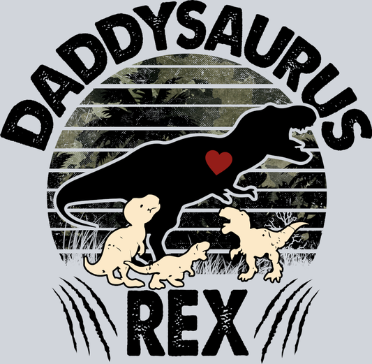 Dad Daddysaurus Rex - STK07046 (DTF Transfers)