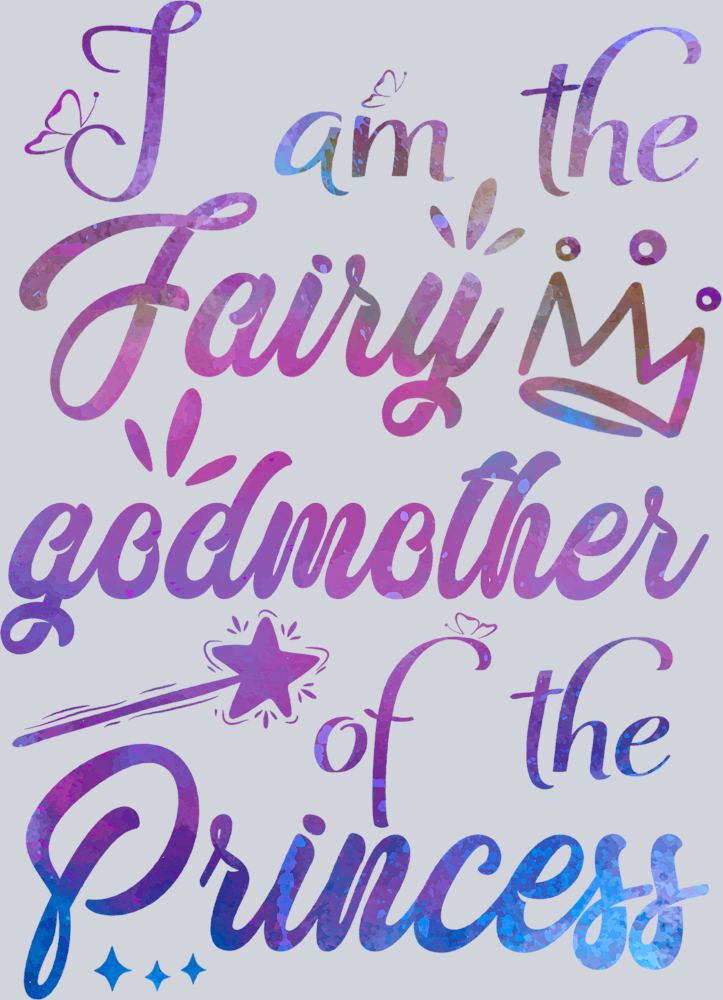 Fairy Godmother Princess - STK01882 (DTF Transfers)