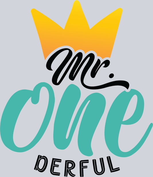 Mr One Derful - STK04372 (DTF Transfers)