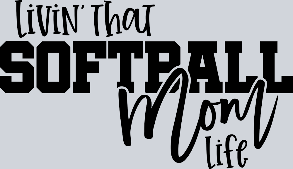 Livin That Softball Mom Life - STK07332 (DTF Transfers)