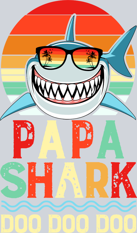 Papa Shark Doo Doo Doo - STK04676 (DTF Transfers)