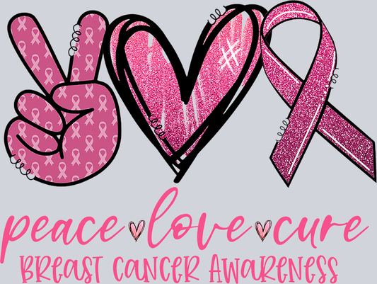 Peace Love Cure - STK04725 (DTF Transfers)