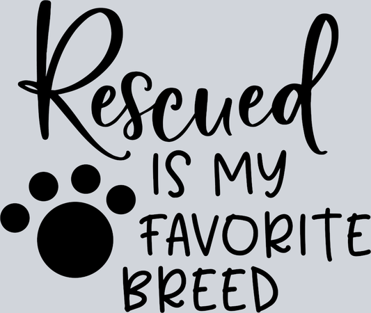 Pets Cat Rescue Breed - STK04825 (DTF Transfers)