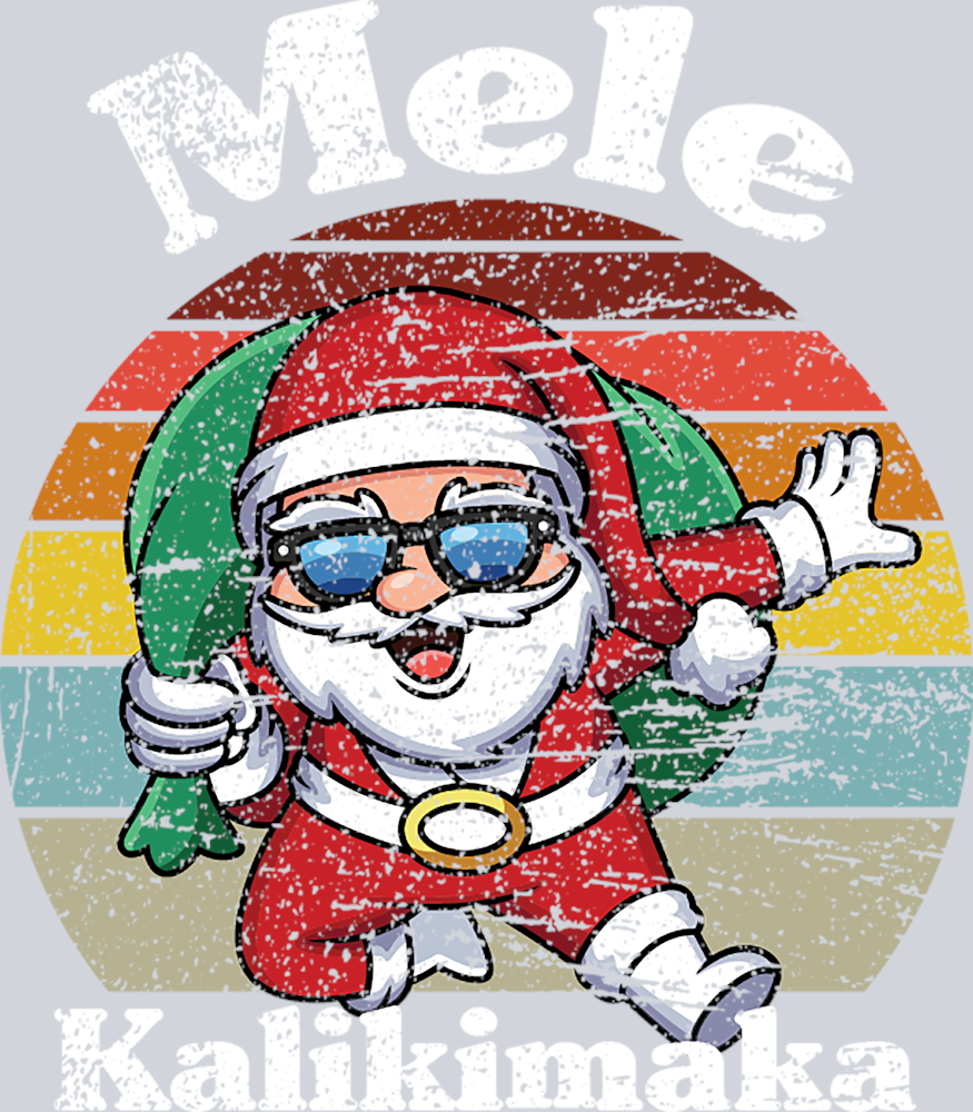 Merry Christmas Around The World 9 Polynesian - STK04237 (DTF Transfers)