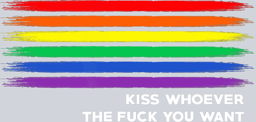 Kiss Whoever The Fuck You Want - STK03492 (DTF Transfers)