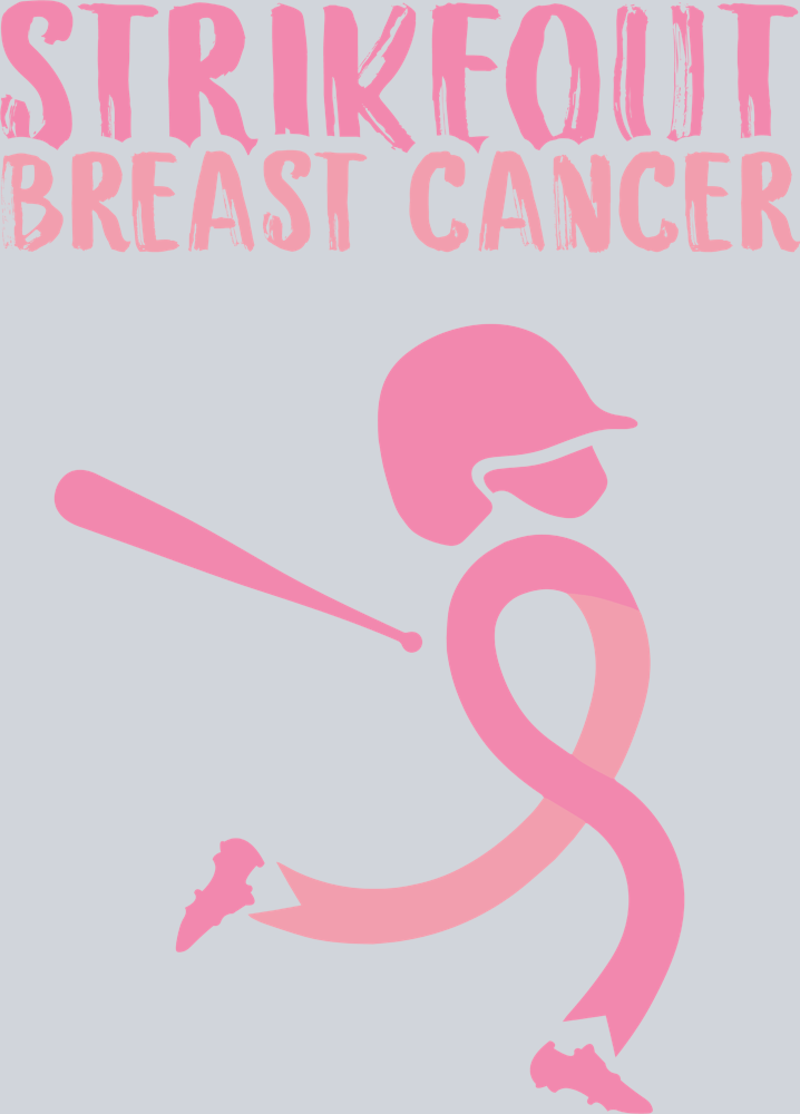 Sports Strikeout Breast Cancer - STK05743 (DTF Transfers)