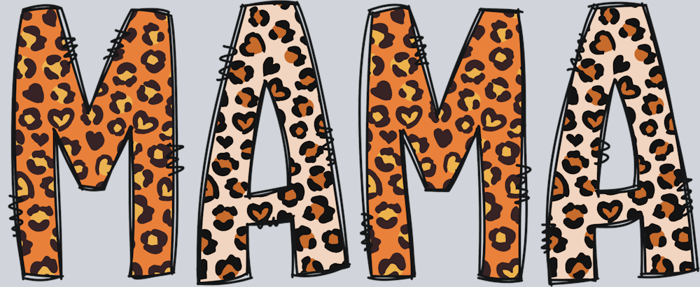 Mama Fall Leopard - STK07396 (DTF Transfers)