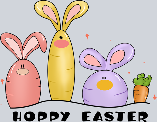 Hoppy Easter 1 - STK07006 (DTF Transfers)