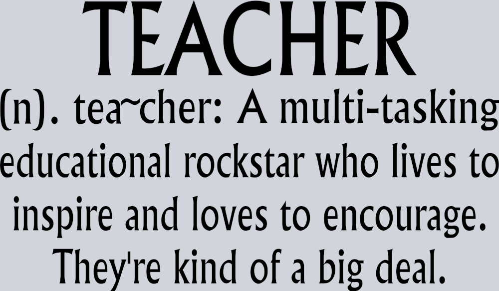 Teacher Noun - STK05955 (DTF Transfers)