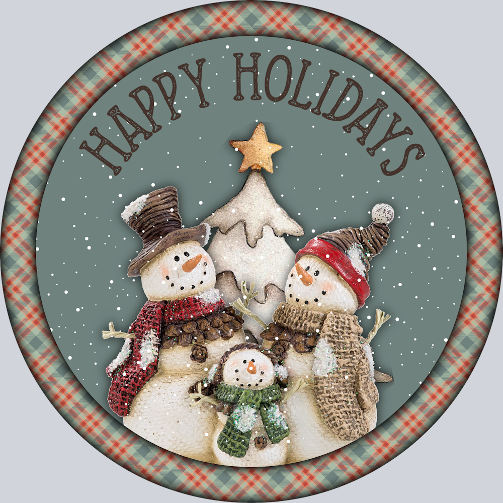 Snowman Happy Holidays - STK05568 (DTF Transfers)