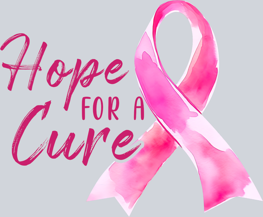 Hope For A Cure Ribbon BCA - STK06845 (DTF Transfers)