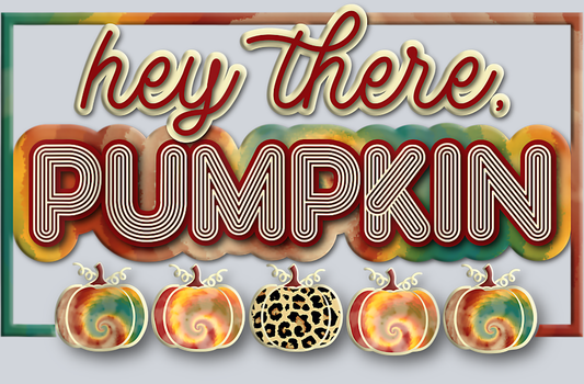 Hey There Pumpkin - STK02736 (DTF Transfers)