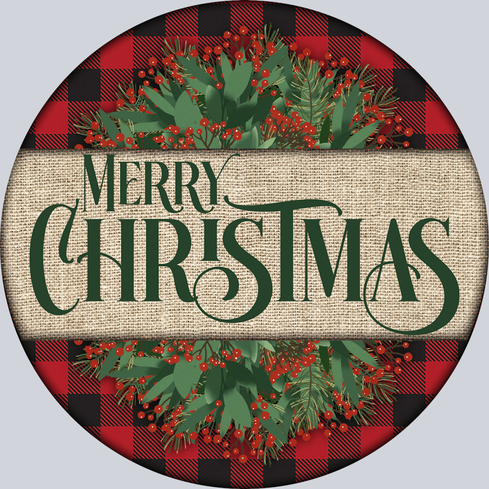 Holly Merry Christmas - STK02777 (DTF Transfers)