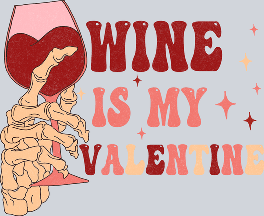 Wine Valentine - STK06476 (DTF Transfers)