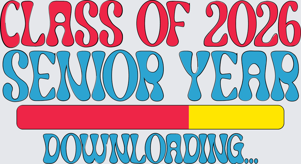 Class Of 2026 Senior Senior Year Downloading - STK07710 (DTF Transfers)