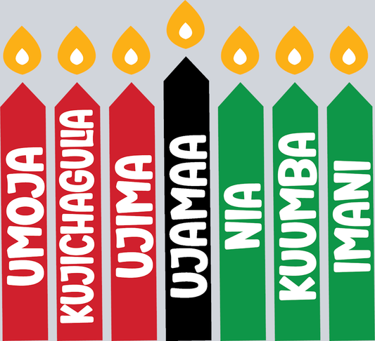 Kwanzaa Candles - STK03503 (DTF Transfers)