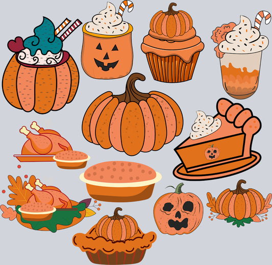 Fall Desserts - STK07086 (DTF Transfers)