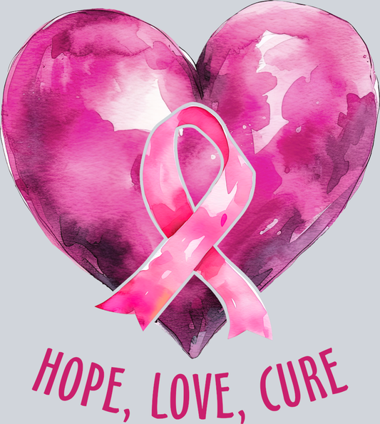 Hope Love Cure BCA - STK06846 (DTF Transfers)