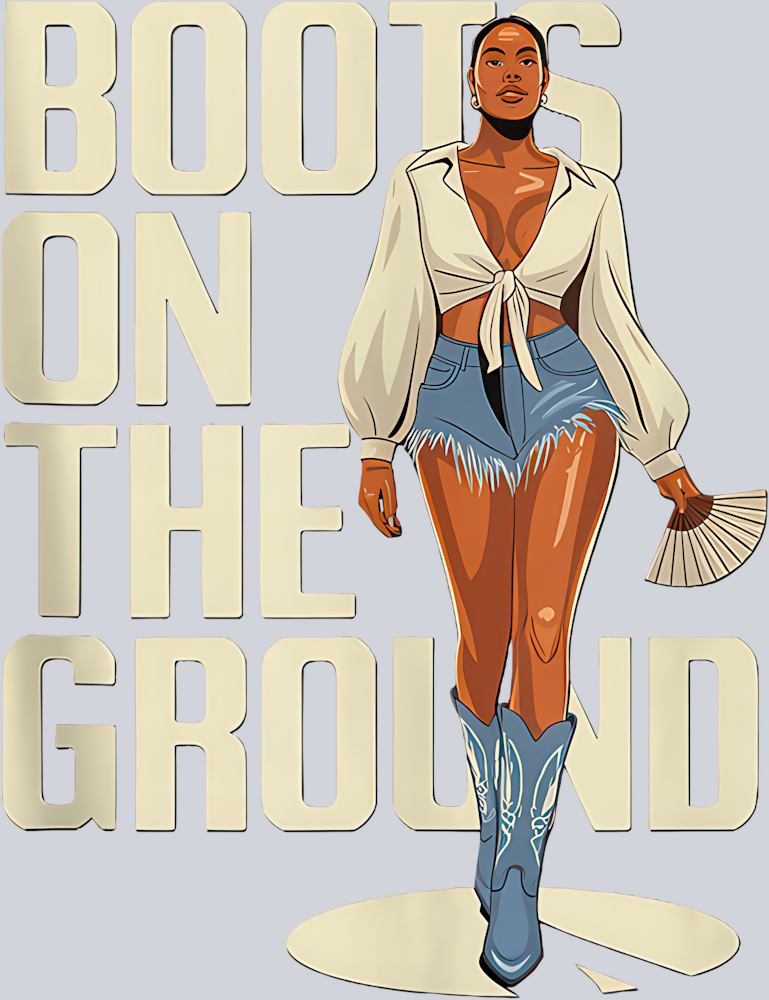 Boots On The Ground 49 - STK01075 (DTF Transfers)