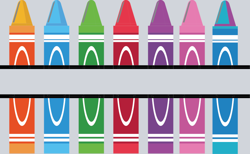 Crayon Name Plate - STK01463 (DTF Transfers)