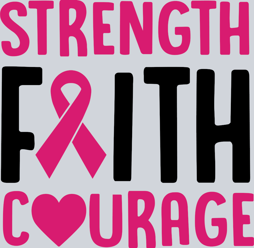 Strength Faith Courage - STK05837 (DTF Transfers)