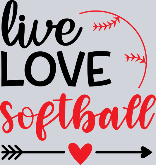 Softball 3 - STK07344 (DTF Transfers)