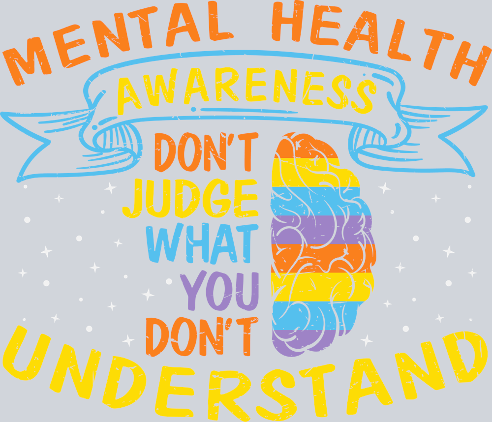 Mental Health Awareness Brain - STK04183 (DTF Transfers)