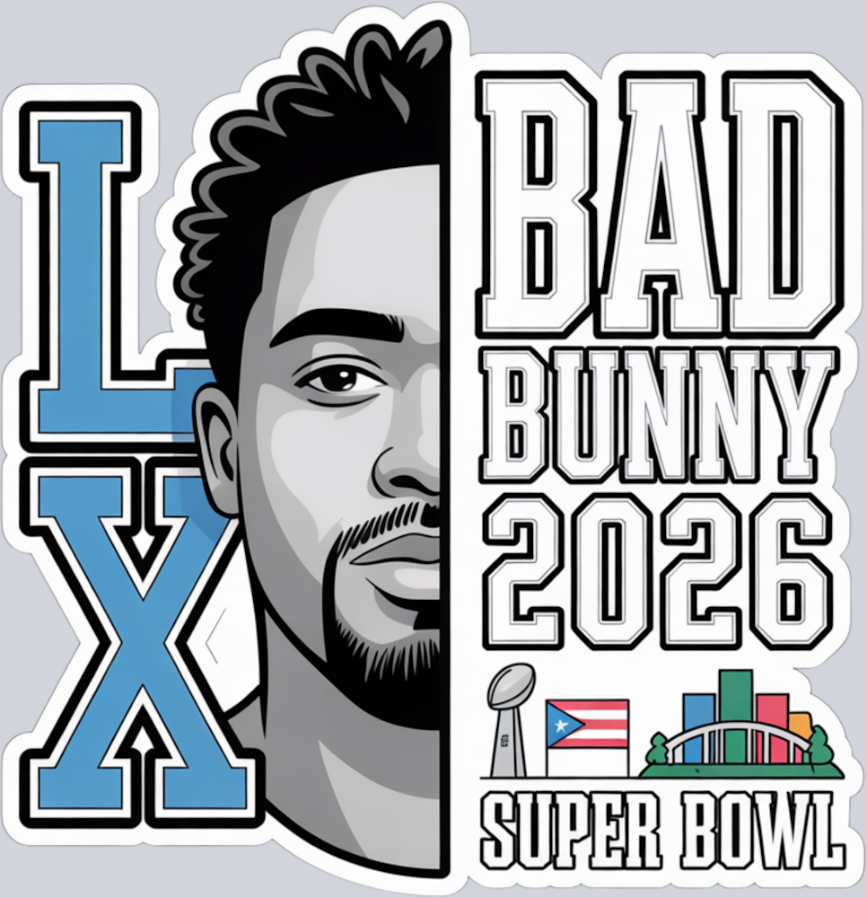 LX Bad Bunny 2026 - STK07588 (DTF Transfers)