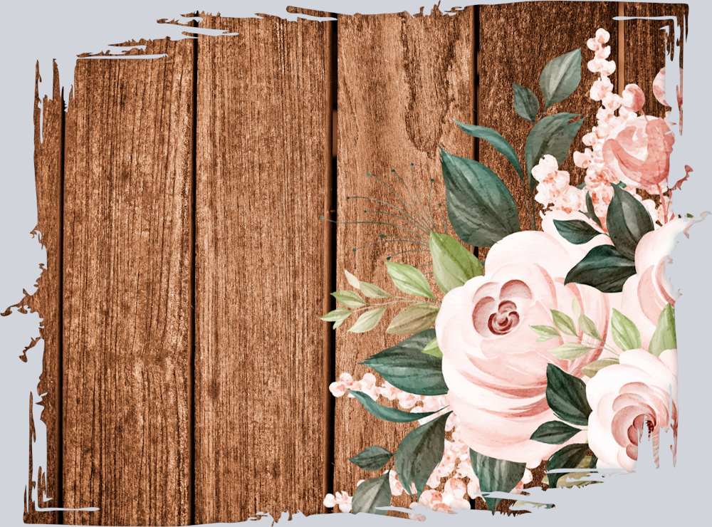 Wood Rectangle 4 - STK06516 (DTF Transfers)