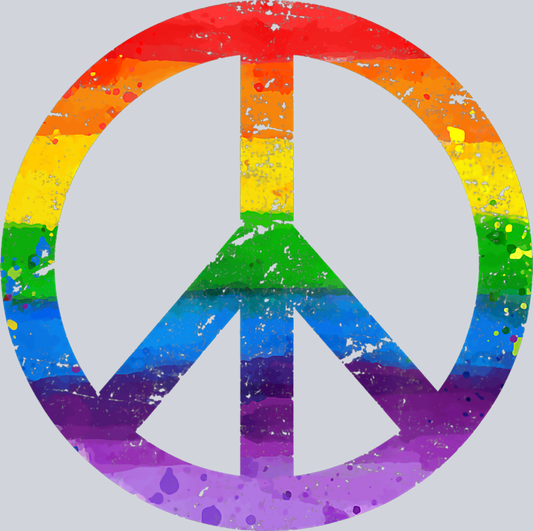 Pride Peace Symbol - STK05011 (DTF Transfers)