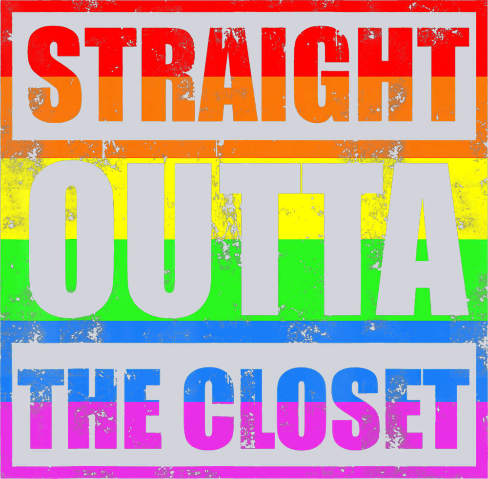 Straight Outta The Closet - STK05834 (DTF Transfers)