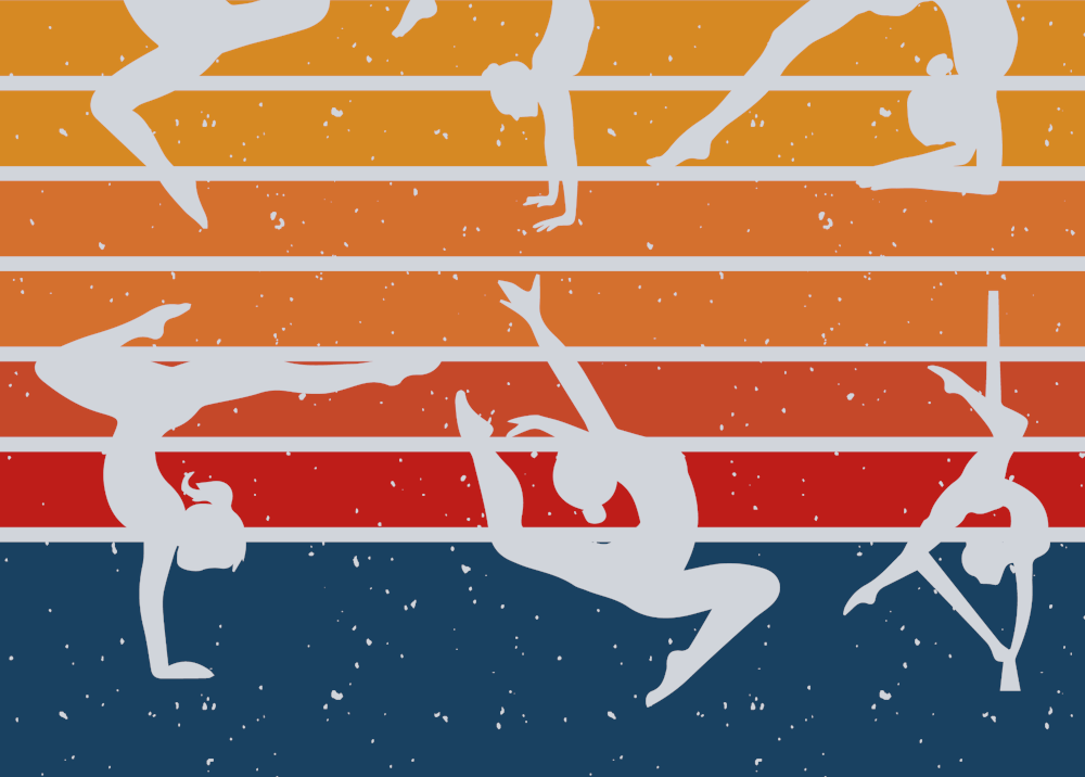 Gymnastics Collage 2 - STK07304 (DTF Transfers)