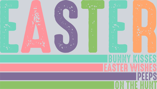 Silly Rabbit Easter Is For Jesus Spring Colors - STK05470 (DTF Transfers)