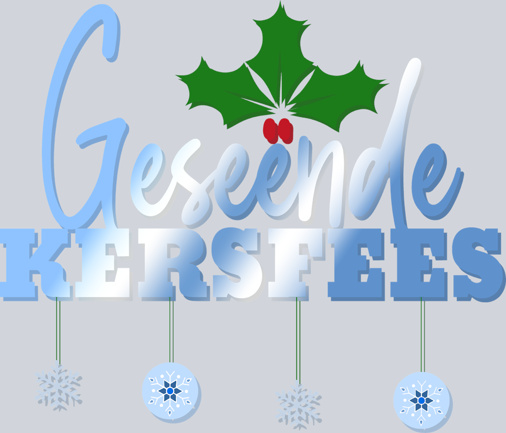 Merry Christmas Around The World 6 Afrikaans - STK04234 (DTF Transfers)