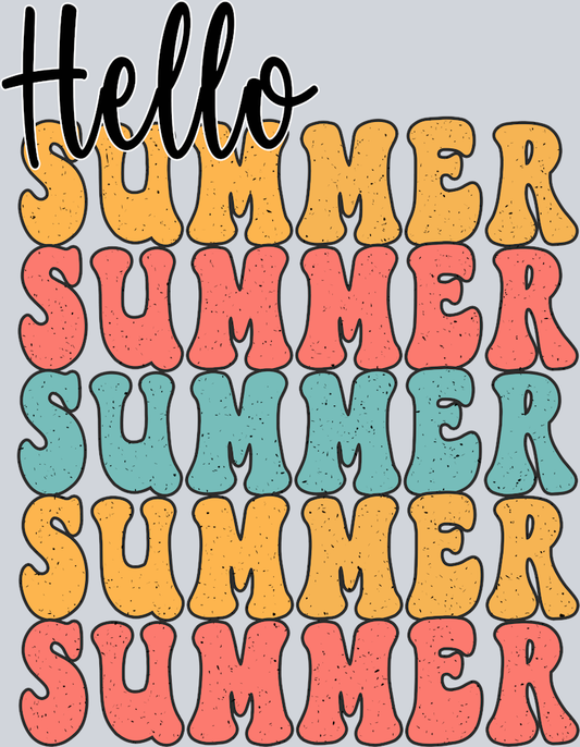 Hello Summer 5 - STK02714 (DTF Transfers)