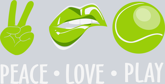 Peace Love Play Tennis - STK04774 (DTF Transfers)