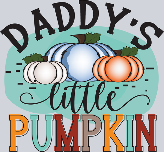 Daddys Little Pumpkin - STK07138 (DTF Transfers)