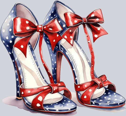 High Heels Patriotic 9 - STK02745 (DTF Transfers)