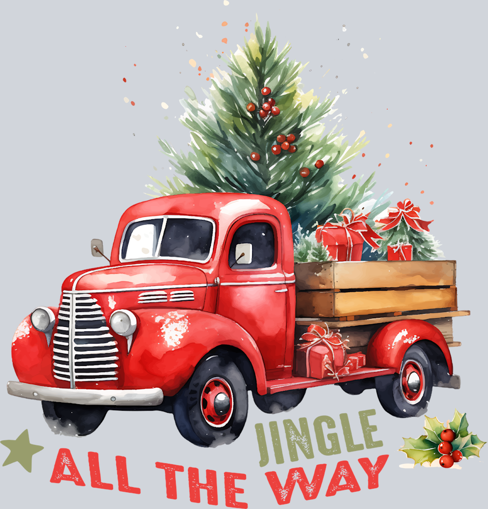 Jingle All The Way - STK03325 (DTF Transfers)