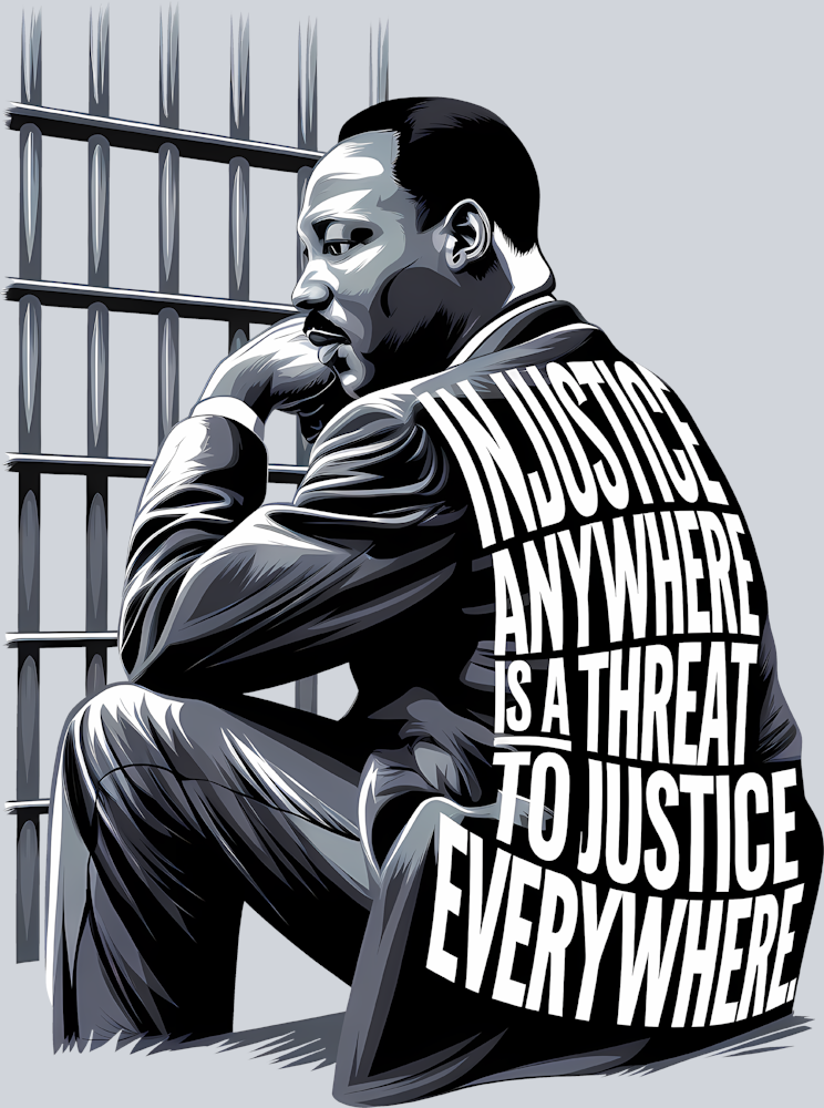 Mlk Injustice Everywhere - STK04310 (DTF Transfers)