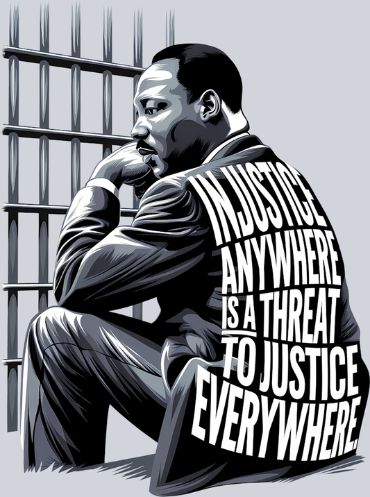 Mlk Injustice Everywhere - STK04310 (DTF Transfers)