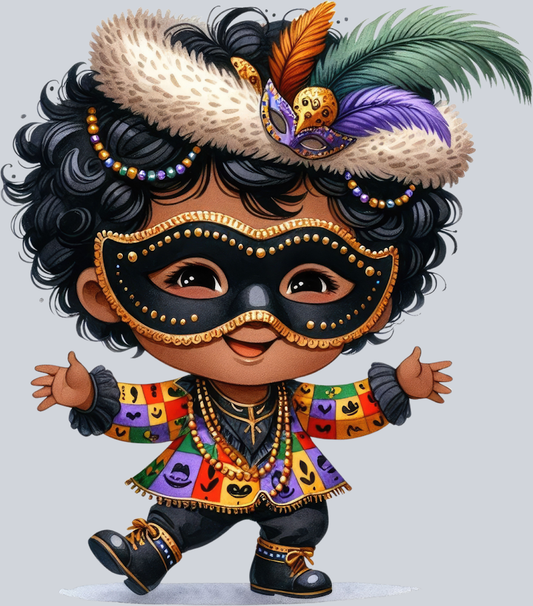 Mardi Gras Kiddo 4 - STK04053 (DTF Transfers)