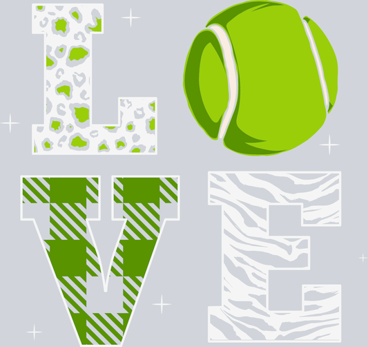 Tennis Love - STK05993 (DTF Transfers)