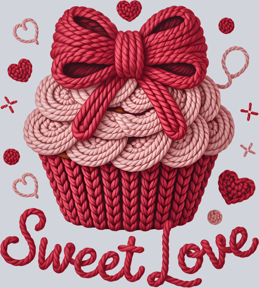 Sweet Love Faux Yarn 2 - STK07637 (DTF Transfers)