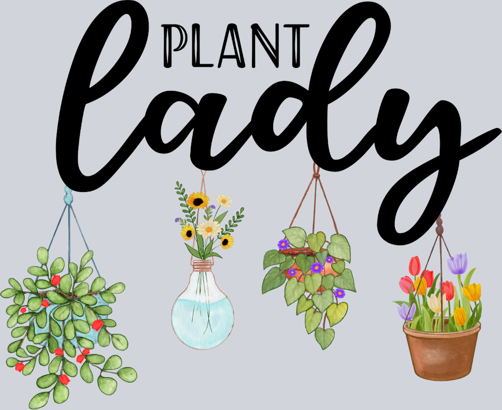 Plant Lady - STK04943 (DTF Transfers)