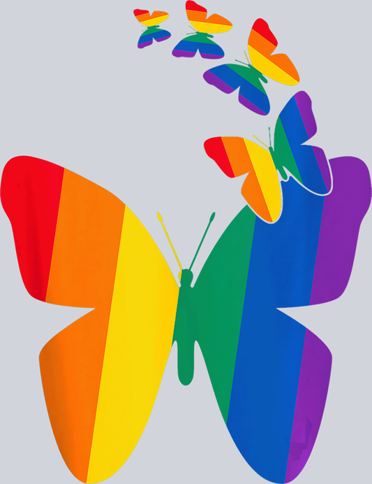 Pride Butterfly 1 - STK04981 (DTF Transfers)