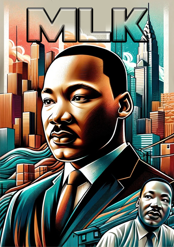 Martin Luther King Mlk I Have A Dream 3 - STK04125 (DTF Transfers)